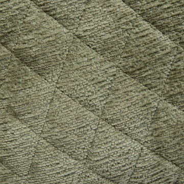 Fauteuil repas tissu chenille kaki Marlo Atmosphera - Le Dépôt Bailleul