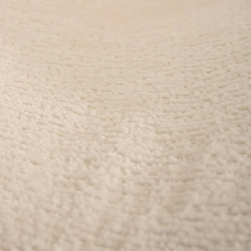 Fauteuil repas tissu chenille ivoire Marlo Atmosphera - Le Dépôt Bailleul