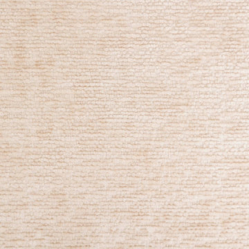 Pouf repose pied Stelan tissu chenille argile Atmosphera - Le Dépôt Bailleul