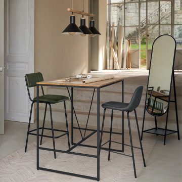 Table haute Edena 115 cm Atmosphera - Le dépôt Bailleul