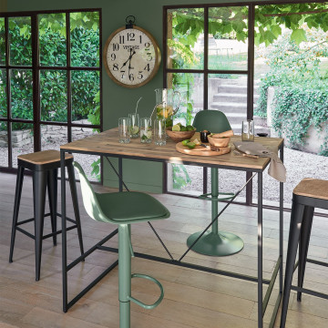 Table haute Edena 115 cm Atmosphera - Le dépôt Bailleul