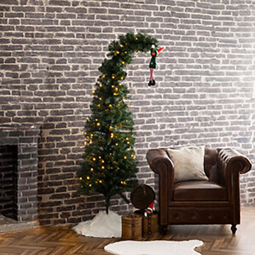 Sapin de Noël artificiel Elfe H180 cm vert - Le Dépôt Bailleul