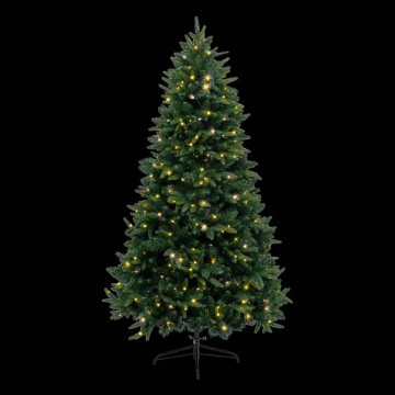 Sapin de Noël artificiel 210 cm lumineux Green Creek - Le Dépôt Bailleul
