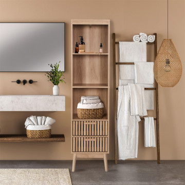 Colonne 3 niches 2 tiroirs Klaus effet tasseaux - Le Dépôt Bailleul