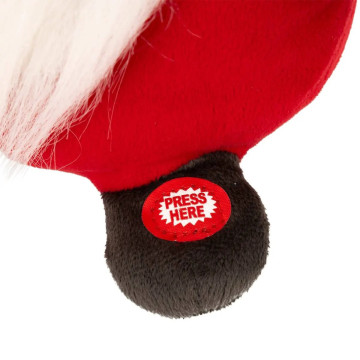 Peluche automate Gnome de Noël animé musical - Le Dépôt Bailleul