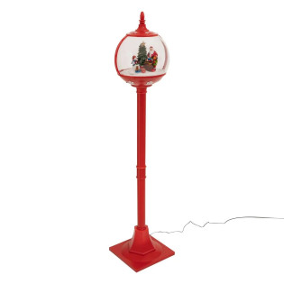 Déco de Noël lampadaire...