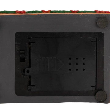 Village de Noël lumineux Pomme d'amour 7 LED musical et animé - Le Dépôt Bailleul