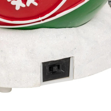 Village lumineux Maison Boule de Noël 4 LED musical animé - Le Dépôt Bailleul