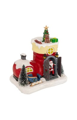 Village lumineux botte Père...