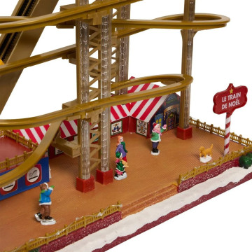 Village de Noël Grand Huit animé et lumineux - Le Dépôt Bailleul