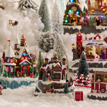 Atelier du Père Noël lumineux, musical et animé - Le Dépôt Bailleul