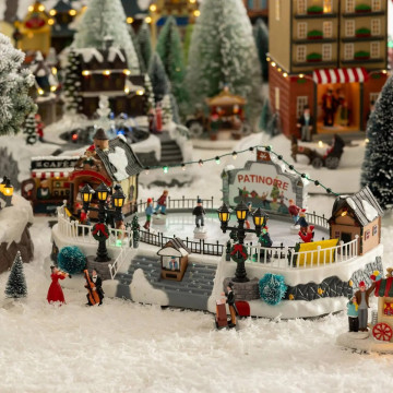 Patinoire de Noël animée, musicale et lumineuse - Le Dépôt Bailleul