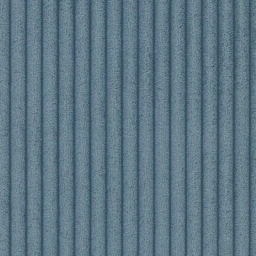 Canapé d'angle mini Isla droit velours côtelé bleu - Le Dépôt Bailleul