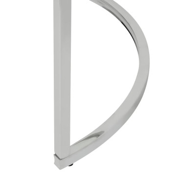 Lot de 2 tables basses Kneo verre et chrome Atmosphera - Le Dépôt Bailleul