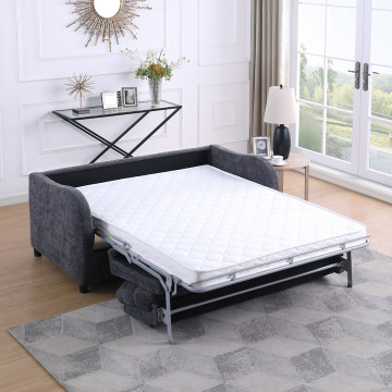 Canapé 3 places gris convertible avec matelas - Le Dépôt Bailleul