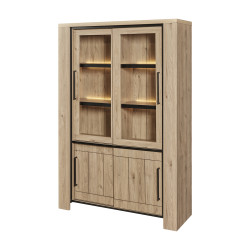 Vitrine 2 + 2 portes coulissantes Ariel - Le Dépôt Bailleul