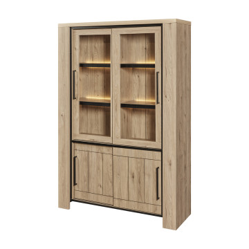 Vitrine 2 + 2 portes coulissantes Ariel - Le Dépôt Bailleul