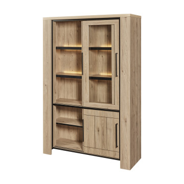 Vitrine 2 + 2 portes coulissantes Ariel - Le Dépôt Bailleul