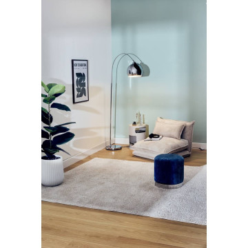 Lampadaire arc Floris haut 177 cm chrome Atmosphera - Le Dépôt Bailleul