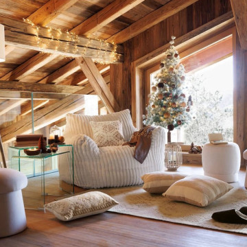 Fauteuil XL velours côtelé blanc Muzi Atmosphera - Le Dépôt Bailleul