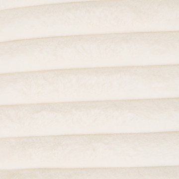 Fauteuil XL velours côtelé blanc Muzi Atmosphera - Le Dépôt Bailleul