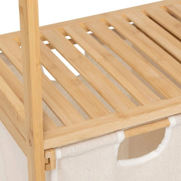 Etagère avec paniers à linge bambou Tidy Box 5five - Le Dépôt Bailleul