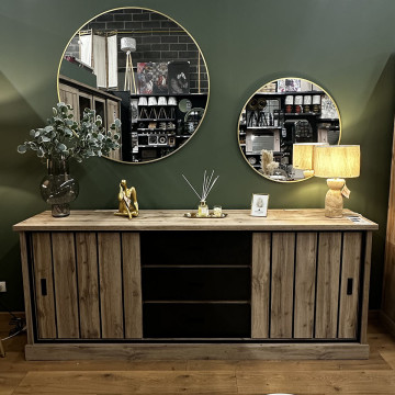 Buffet 2 portes 3 tiroirs Lena - Le Dépôt Bailleul