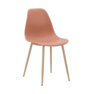 Chaise PP terracotta pieds...