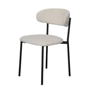 Chaise bouclette blanc...