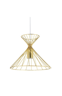 Suspension métal doré...