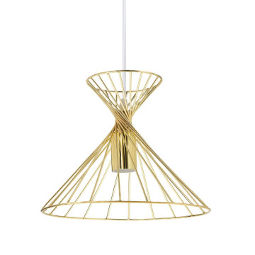 Suspension métal doré Giulia sablier Ostaria - Le Dépôt Bailleul