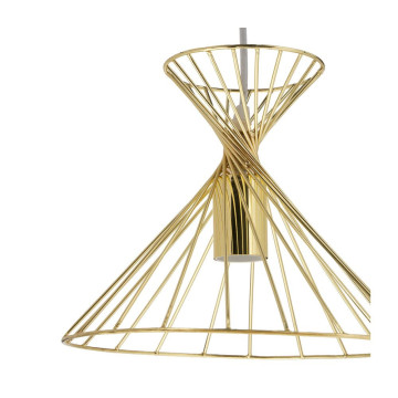 Suspension métal doré Giulia sablier Ostaria - Le Dépôt Bailleul