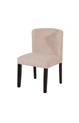 Chaise tissu chenille sable...