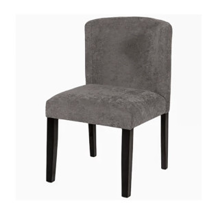 Chaise tissu chenille gris...