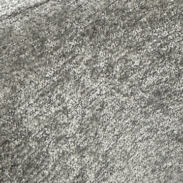 Chaise tissu chenille gris pieds bois noir - Le Dépôt Bailleul