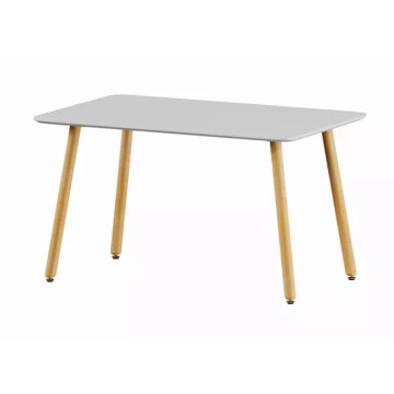 Table à manger 120 x 80 cm plateau blanc - Le Dépôt Bailleul