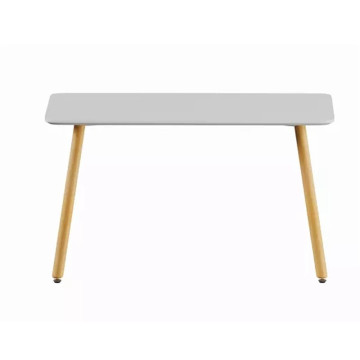 Table à manger 120 x 80 cm plateau blanc - Le Dépôt Bailleul