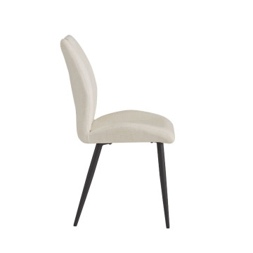 Chaise poignée tissu beige Lieve - Le Dépôt Bailleul