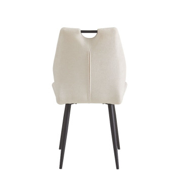 Chaise poignée tissu beige Lieve - Le Dépôt Bailleul