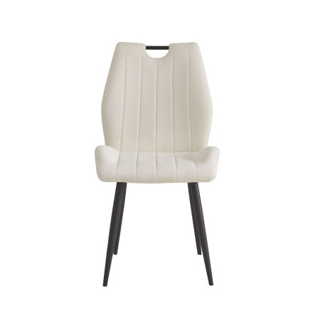 Chaise poignée tissu beige Lieve - Le Dépôt Bailleul