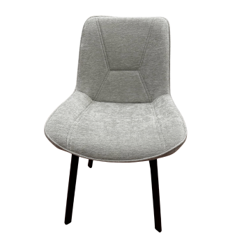 Chaise tissu gris clair Robin - Le Dépôt Bailleul