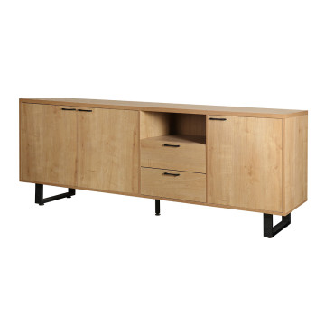 Bahut 3 portes 2 tiroirs Nina - Le Dépôt Bailleul