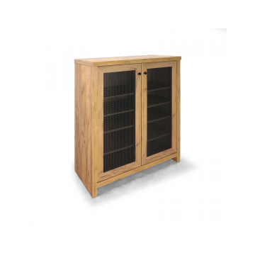 Meuble à chaussures 2 portes petit modèle Gridwood - Le Dépôt Bailleul