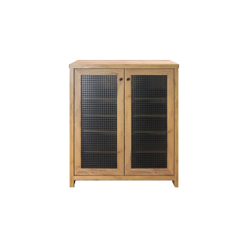 Meuble à chaussures 2 portes petit modèle Gridwood - Le Dépôt Bailleul