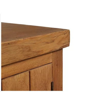 Buffet 200 cm 4 portes 2 tiroirs manguier massif Ruv - Le Dépôt Bailleul