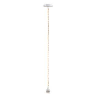 Cordon électrique corde pour suspension blanc Ostaria - Le Dépôt Bailleul