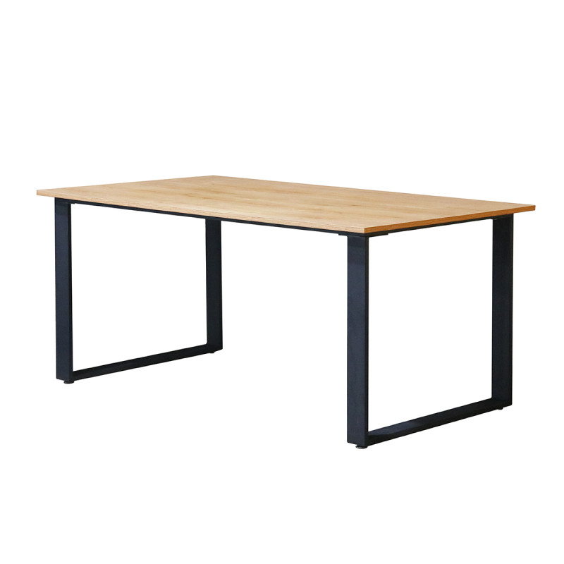 Table à manger 170 x 95 cm pieds U métal Nina - Le Dépôt Bailleul