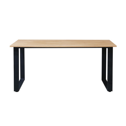 Table à manger 170 x 95 cm pieds U métal Nina - Le Dépôt Bailleul