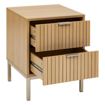 Table de chevet 2 tiroirs Tasso 5five - Le Dépôt Bailleul