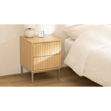 Table de chevet 2 tiroirs Tasso 5five - Le Dépôt Bailleul